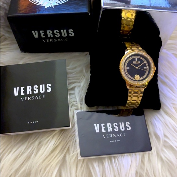 New Arrival Versus Versace Stainless Steel Watch! Gold. Brand new w/ tags.